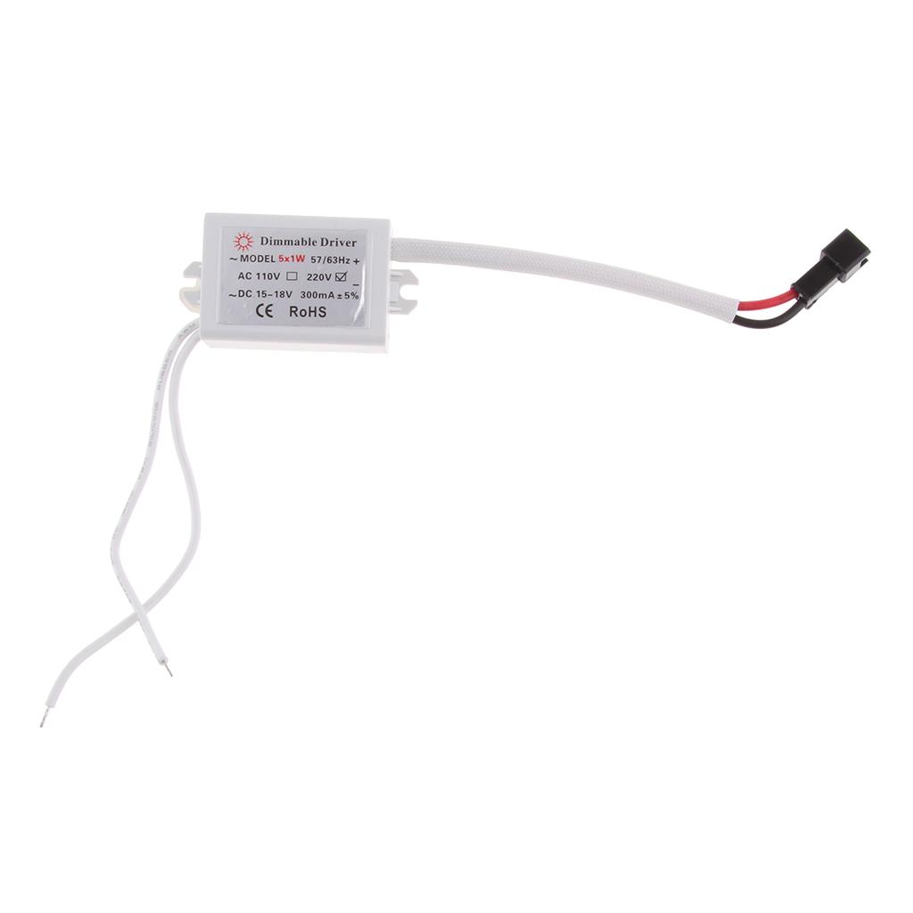 5X1W 220V High Power LED Transformer Constant Current Drive Power Supply