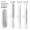 Nail Art Stainless Steel Universal Clipper Set - Double-Sided for Fingernails & Toenails