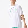 Li Ning X Og Slick Collaboration Earth Smiley Skateboard Letter Cartoon T-Shirt Unisex Tops White AHSS299-3