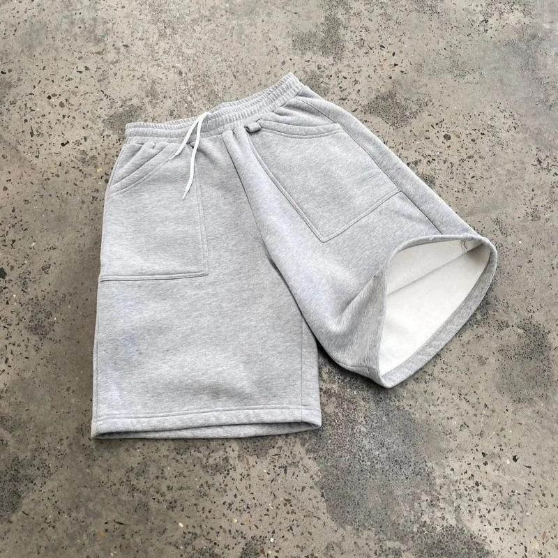 Evropské a americké letní jednobarevné volné sportovní ležérní hip-hopové tříčtvrteční kalhoty