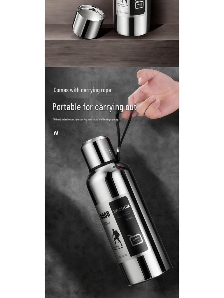 316 Stainless Steel Insulated Kettle with Tea Separator - Large Capacity, Custom Logo, Unisex