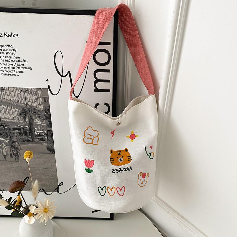 Canvas bag new women's bag fashionable sweet cute change bag bag bag