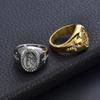 European and American Diamond Jewelry 18K Gold Ring Virgin Mary Women's Ring Accessories 2026