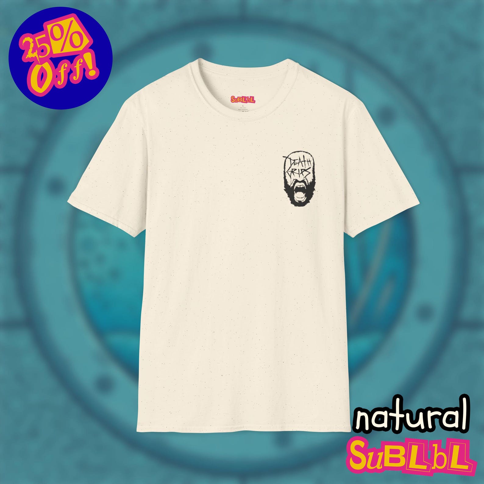 Death Grips T-Shirt, Death Grips Shirt, Death Grips Graphic Tee, MC Ride Logo T-Shirt, Death Grips Merch, Experimental Rap Tee XL