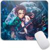Small Mouse Pad Anime Demon Slayer Gamer Edge Stitched Standard Gaming Mousepad Travel Mouse Mat Non-Slip Office Mousemats