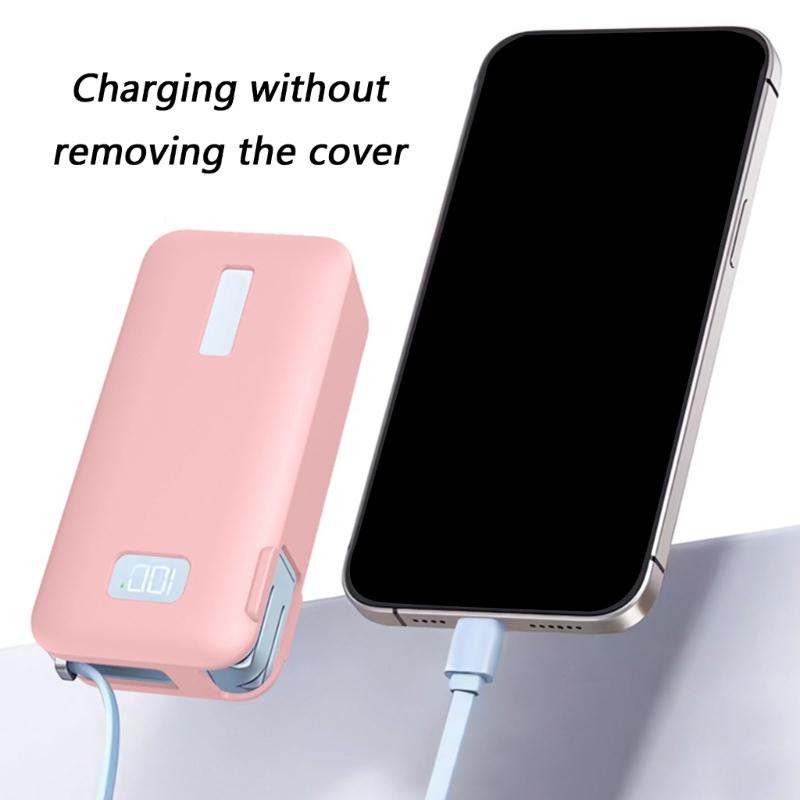 Starke Schutzhülle Stoßfest & Stilvolle Designs Aufbewahrungstasche Leicht zu Tragen für Anaker 10000mAh 3-in-1 Powerbanks