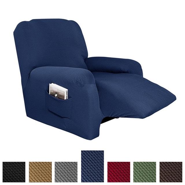 Jacquard Relaxfauteuil Bankhoes Spandex Elastisch Lazy Boy Fauteuilhoezen Effen Verwijderbare Bankhoezen Voor Woonkamer