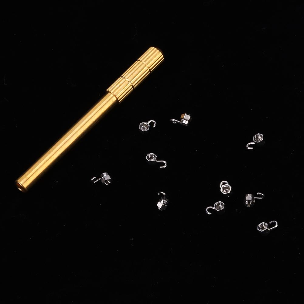 10pcs / Set Dental Orthodontic Activity Crimpable Hook Stop Lock Dental Tool Accessory