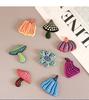 5pcs Resin Mushroom Fridge Magnet Fish Fridge Magnet 3D Cartoon Sticker Toy for Kids Diy Office Whiteboard Gadget