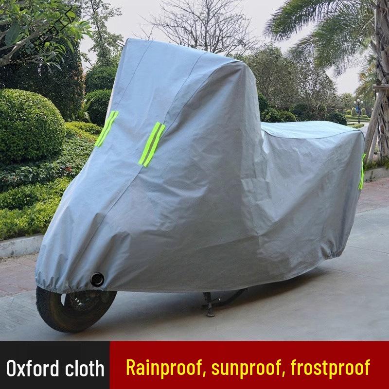 Four Seasons All-Weather Motorcycle & Electric Car Cover: Sunscreen, Rainproof, Dustproof