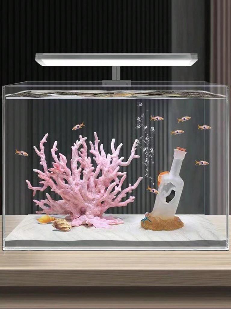 1pc-Fish hiding place in water, shrimp decoration, underwater aquarium cave decoration, home office, fish tank landscaping