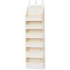 Criusia Over The Door Organizer, 6-Shelf Closet Hanging Storage with 13 Mesh Pockets, Capacity Behind The Door Storage