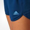 adidas Oryginalne Jednokolorowe Logo Marki Luźny Krój Szorty Sportowe Damskie Szorty Niebieskie B45808