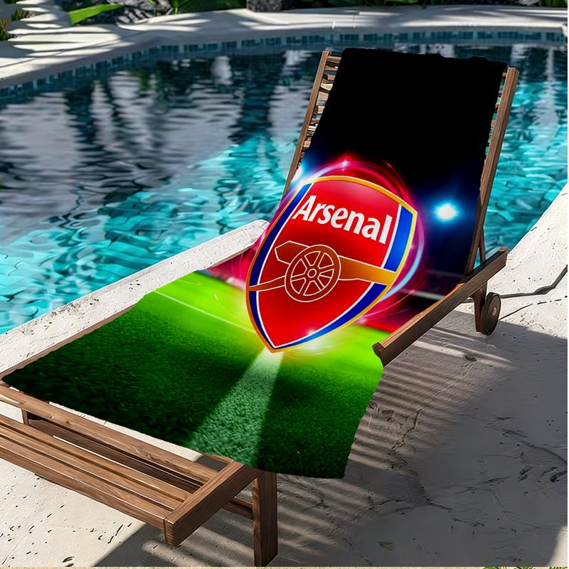 Arsenal F.C Print Beach Towel, Versatile Lightweight Absorbent Beach Towel for Pool Surf Yoga Bathroom, Perfect Birthday Holiday Gift