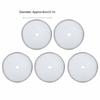 5 Pieces Stainless Steel Coffee Filter Replacement Screens for 600ml French Press Coffee Pot Mesh Filter Accessories