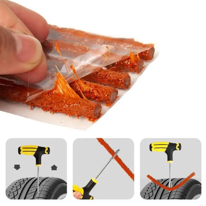 Car Tire Repair Tool Rubber Tubeless Tyre Puncture Repair Studding Tool