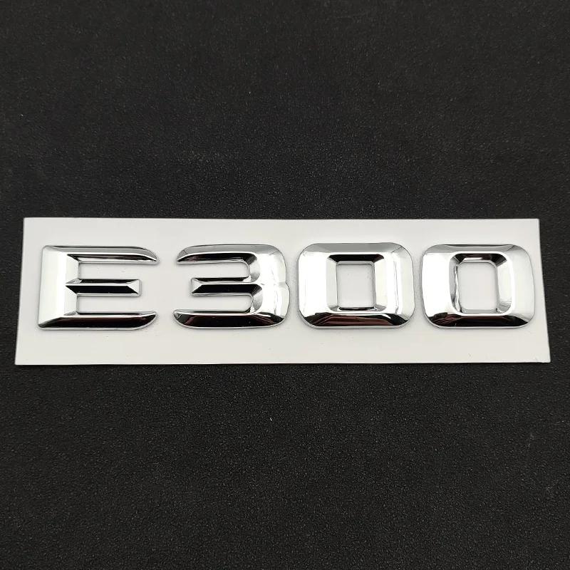 3D ABS Self-adhesive Letters For Car Stickers For Mercedes-Benz E200 E220 E260 E320 E350 CDI 4matic Emblem Trunk Accessories