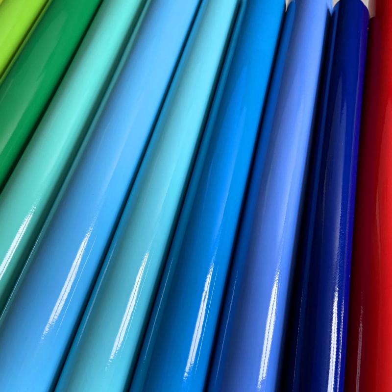 100x138cm 0.7mm Artificial Patent Leather Fabric for Luggage Makeup Bag Belt Apron Diy Sewing Waterproof Glossy Wearable Cloth