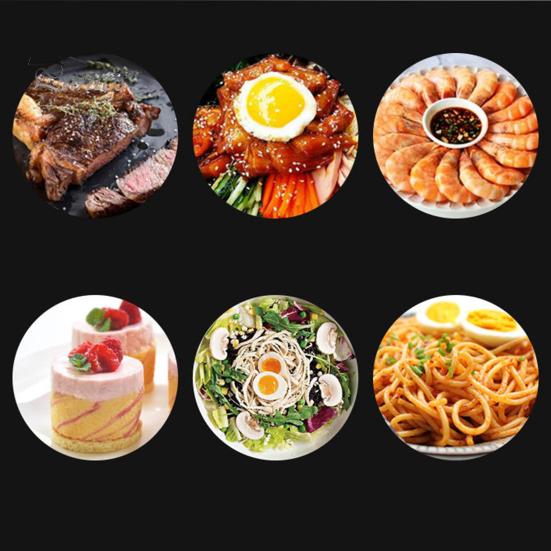 Stainless Steel Dinner Plates Round Salad Serving Plate Easy To Clean Pizza Fruit Bowl for Home Kitchen Outdoor Camping BBQ