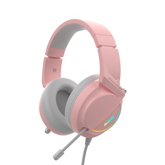 AJAZZ AX365 Wired Headphone Over-ear Noise Reduction Ergonomic USB/3.5mm 7.1 Surround Sound Gaming Headset for Desktop