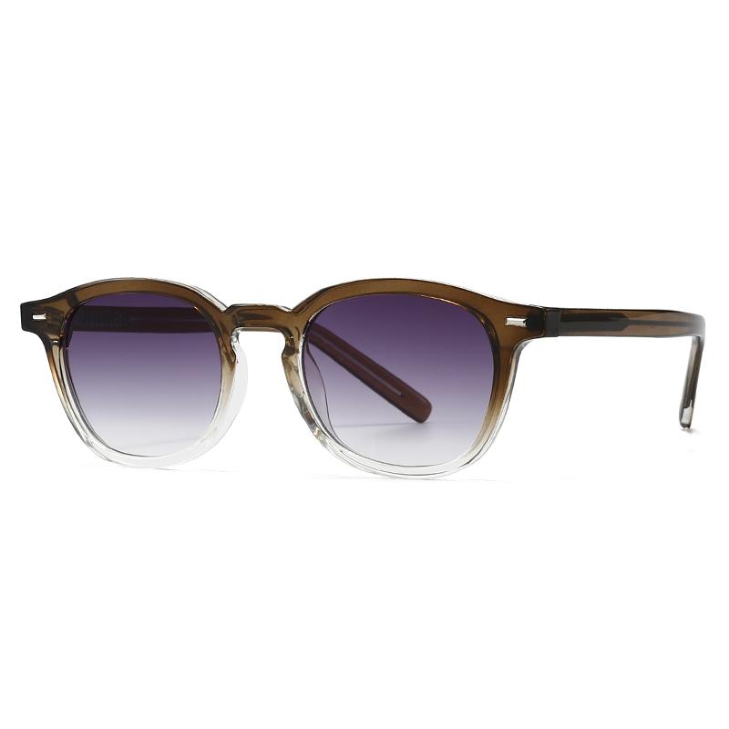 

European American Trendy Street Photography Sunglasses Retro Acrylic Insert Modern Charm Ins 28011