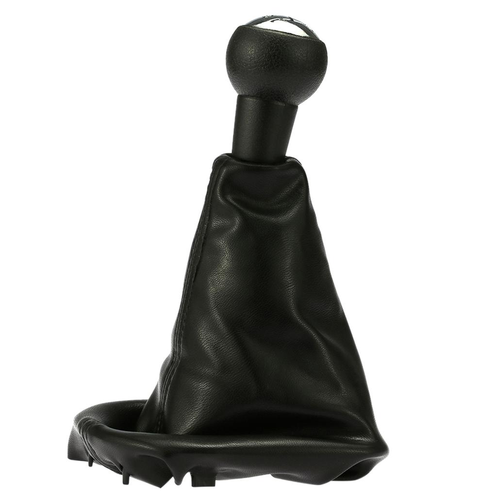 5 Speed Gear Shift Knob Gearstick Gaiter Boot Leather Replacement Kit for PEUGEOT 207 307 406