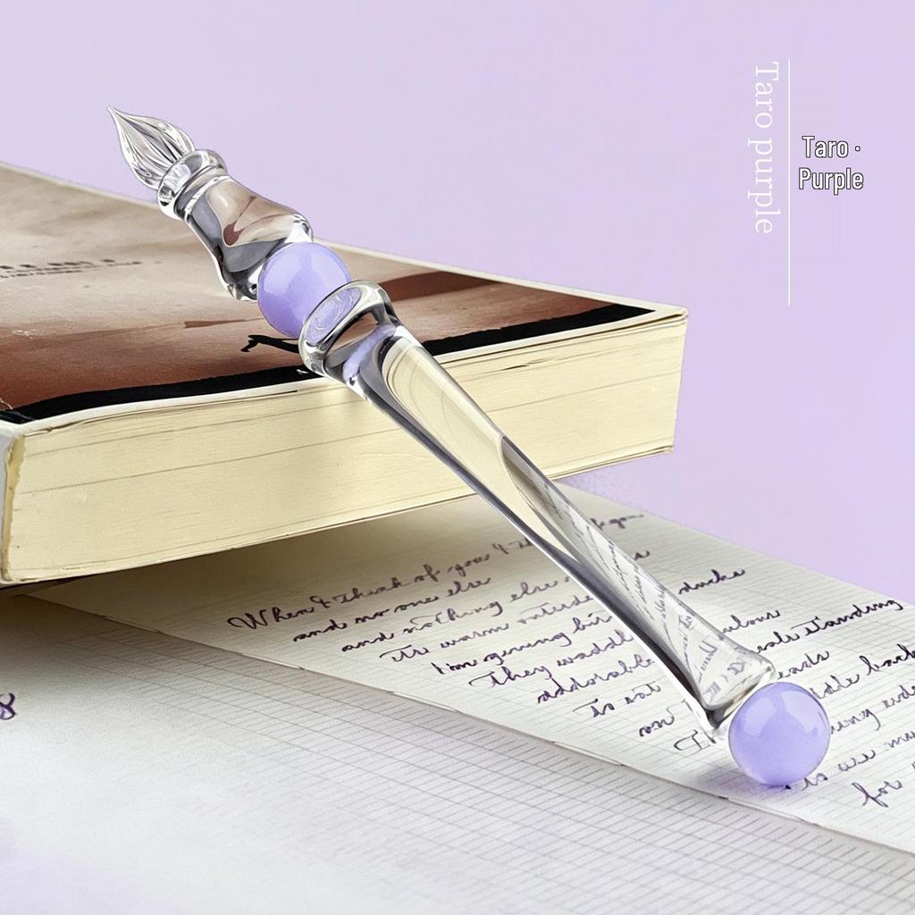 MajoJohn Crystal Glass Dip Pen Set – For Enthusiasts, Planning, Drawing & DIY Projects