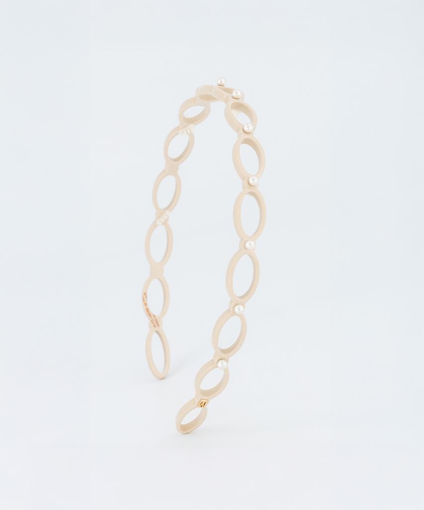 Alexandredeparis Cambronne Hairband Beige