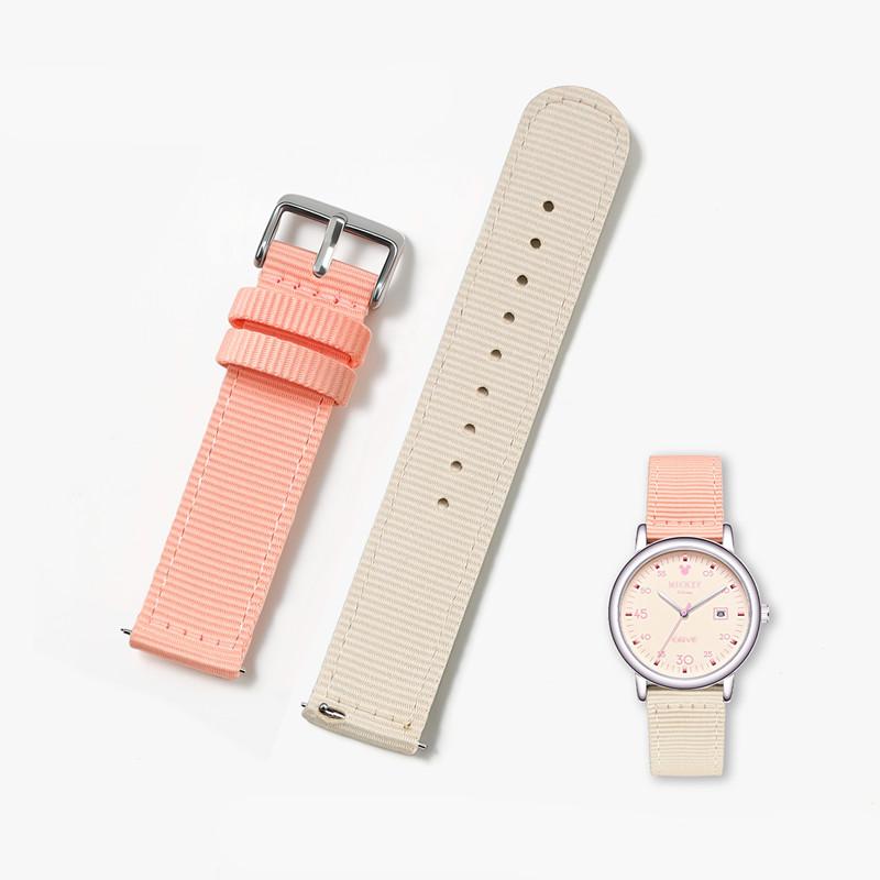 20mm Waterproof Sailcloth Watch Strap Two-Sided Nylon Watchband Quick Release Band Sport Belt