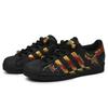 adidas Originals SUPERSTAR Low Top Skateboard Shoes Unisex Black Red Gold EG4959(Team96-)