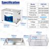 Industrial Ultrasonic Cleaner for Laboratory Use - High Power, Small Size, Ideal for Degreasing and Rust Removal
