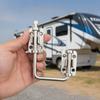 Swing Arm Latch Metal RV Door Compatible for Hatches, Cabinets, DIYers