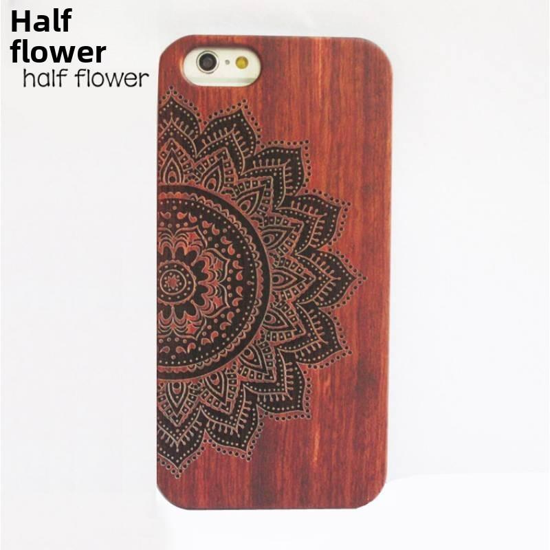 For Iphone 6s And 5s Wooden Case With Nature Designs For Daily Use