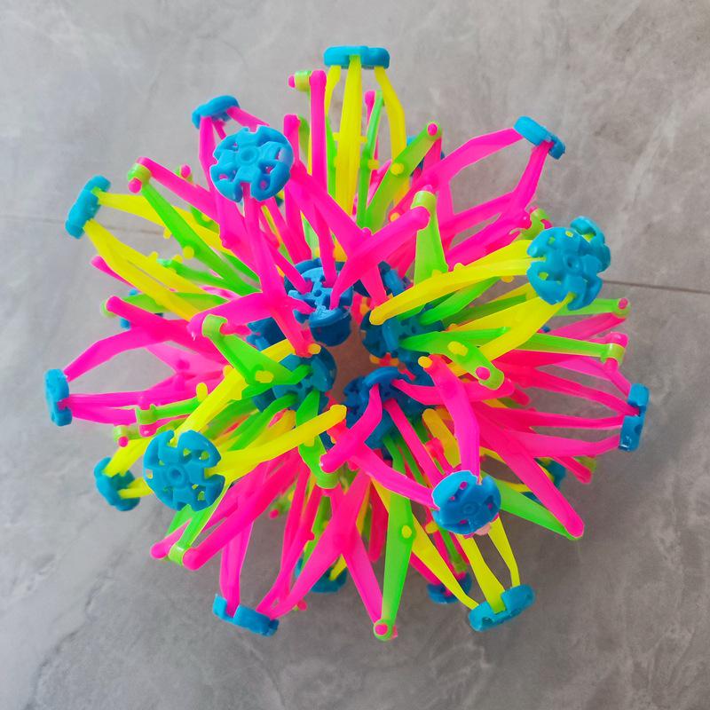 Children's Retractable Magic Blooming Toy Ball for Kindergarten Performances