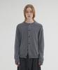 Knouun Essential Crew Neck Cardigan (Gray)