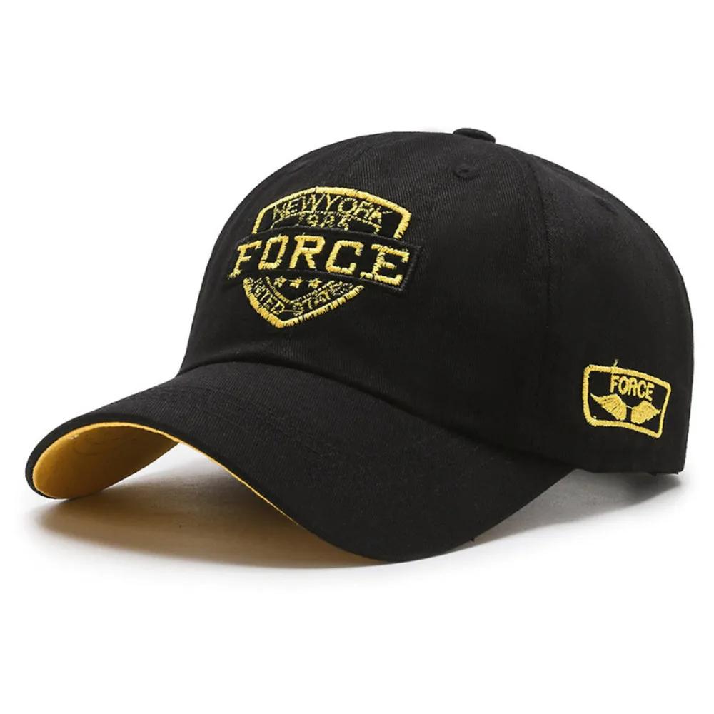 New Embroidered Shield Baseball Hat Men And Women Spring And Summer Outdoor Sun Protection Baseball Cap