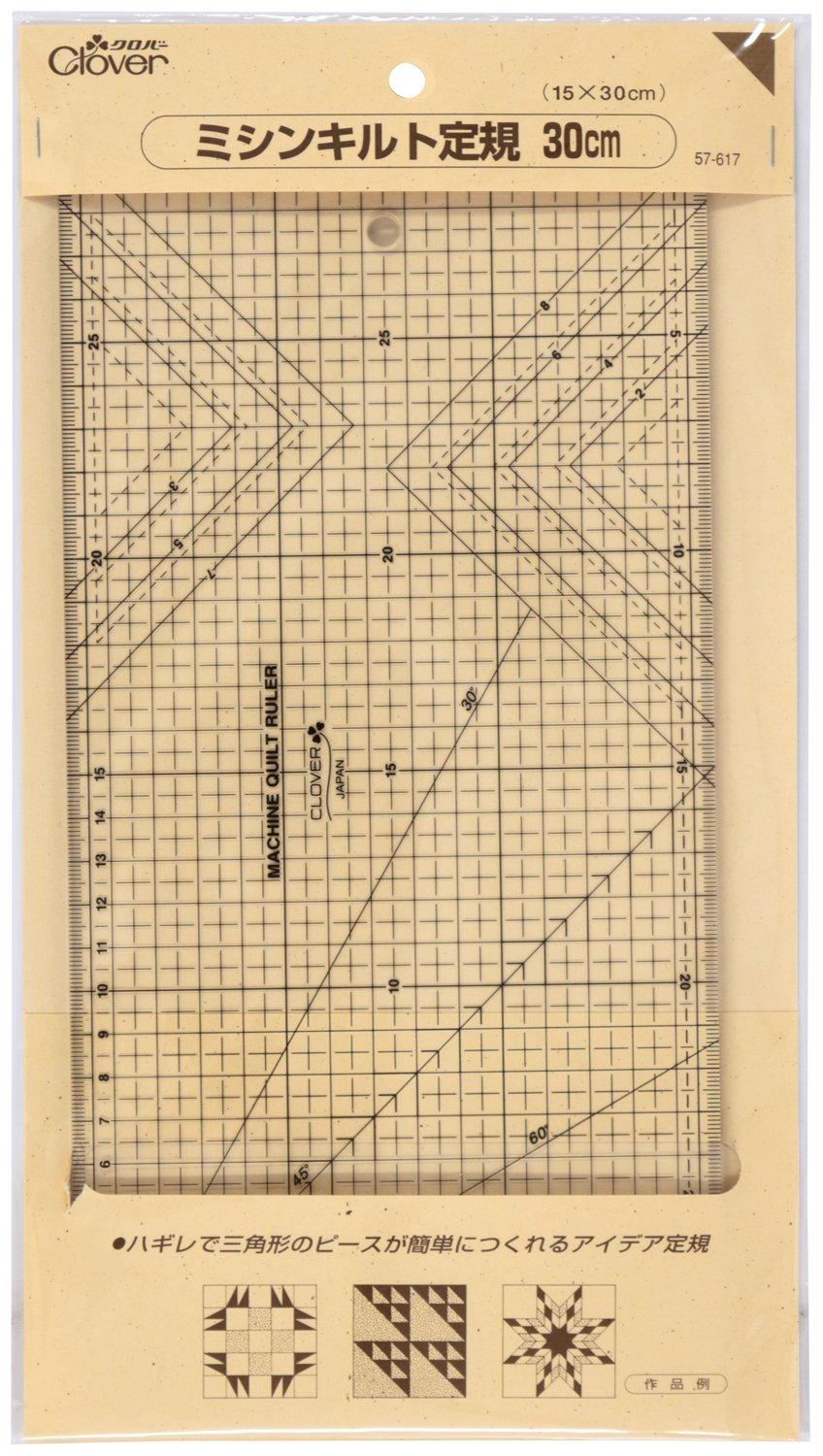 Clover Sewing Machine Quilting Ruler 30cm