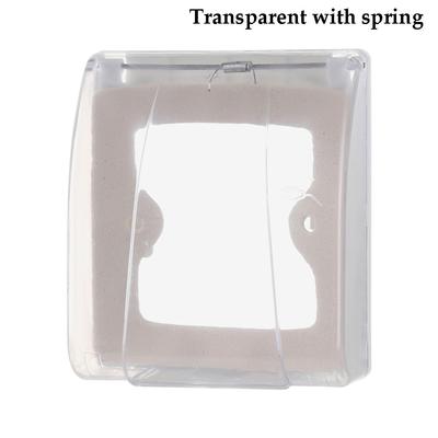 Transparent Unisex Waterproof Electric Plug Cover Splash Box Protector Sockets