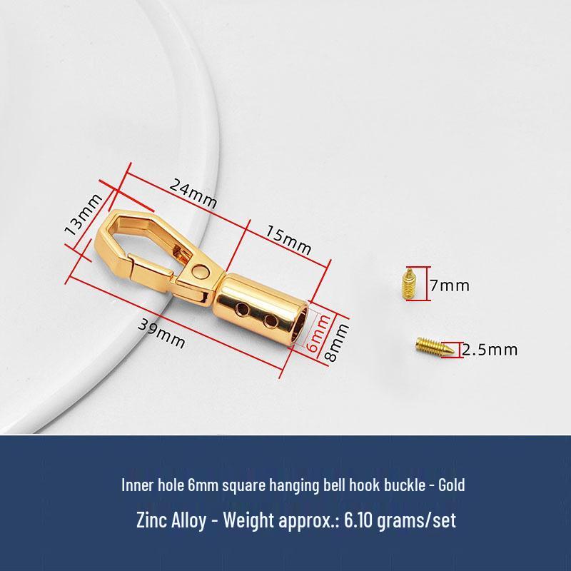 

Zinc Alloy DIY Pendant Hook for Leather Strap and Bag Handle Accessories