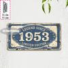 Tin Sign  Vintage Durable Metal Plaque Wall Decor Home Office Bar Man Cave Craft Room Tokyo City Birth Year License Plate Wa