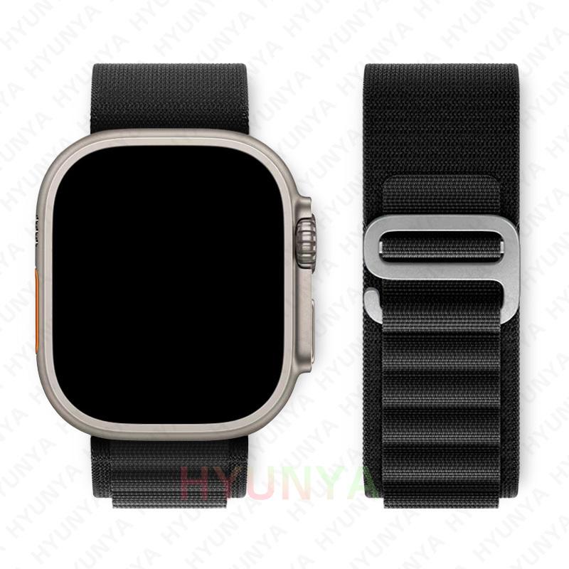 Alpine Λουράκι για Apple Watch Band Σειρά 10 9 8 7 SE Ultra 2 41mm 42mm 45mm 46mm 49mm 40mm 44mm IWatch Correa Λουράκι Ρολόι Βραχιόλι