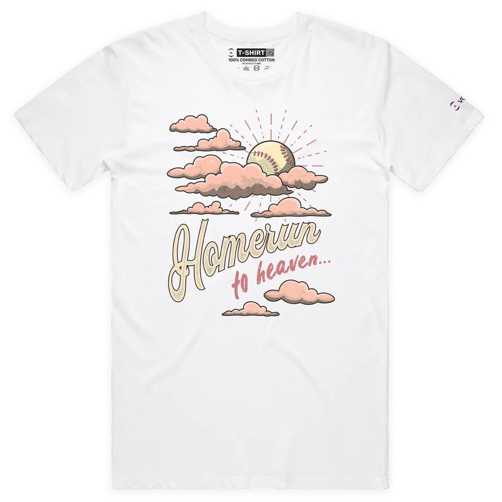

VOICEART Home Run to Heaven Funny Sports T-Shirt with Premium Quality Graphic 4XL