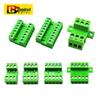 Conjunto de Conectores de Bloco de Terminais Plugáveis Sem Solda de 6 Pinos