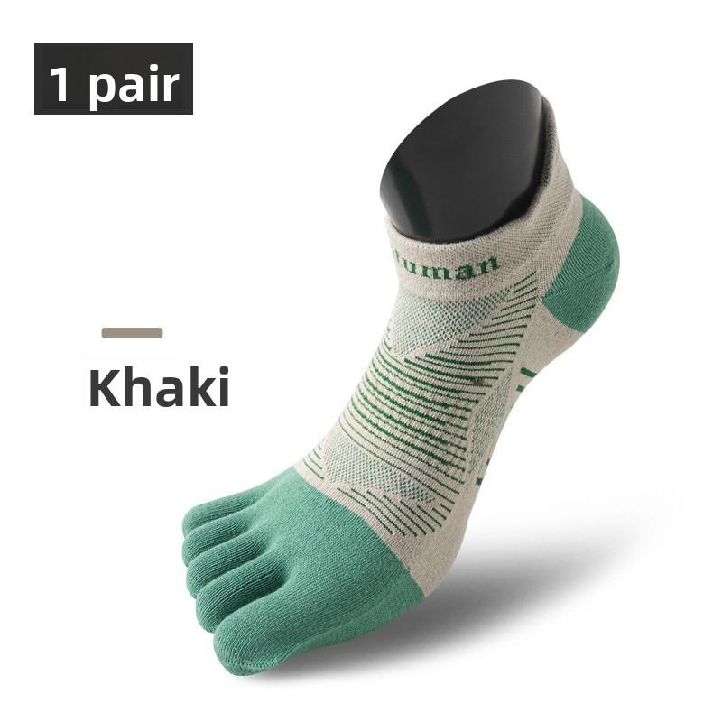 Men's women's sports five finger socks off-road marathon short tube socks outdoor running anti slip breathable split toe socks
