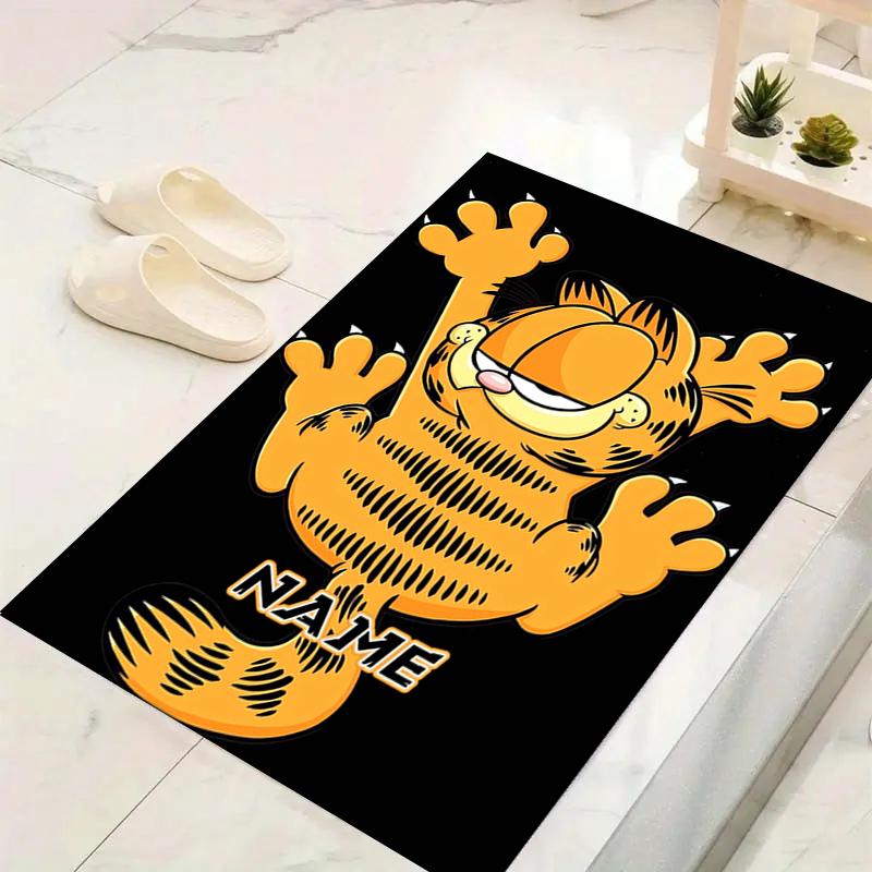 Custom 1Pc Garfield'S Orange Adventure Rug Office Carpet Indoor Outdoor Entrance Doormat Nonslip Soft And Comfortable Living Room D291572