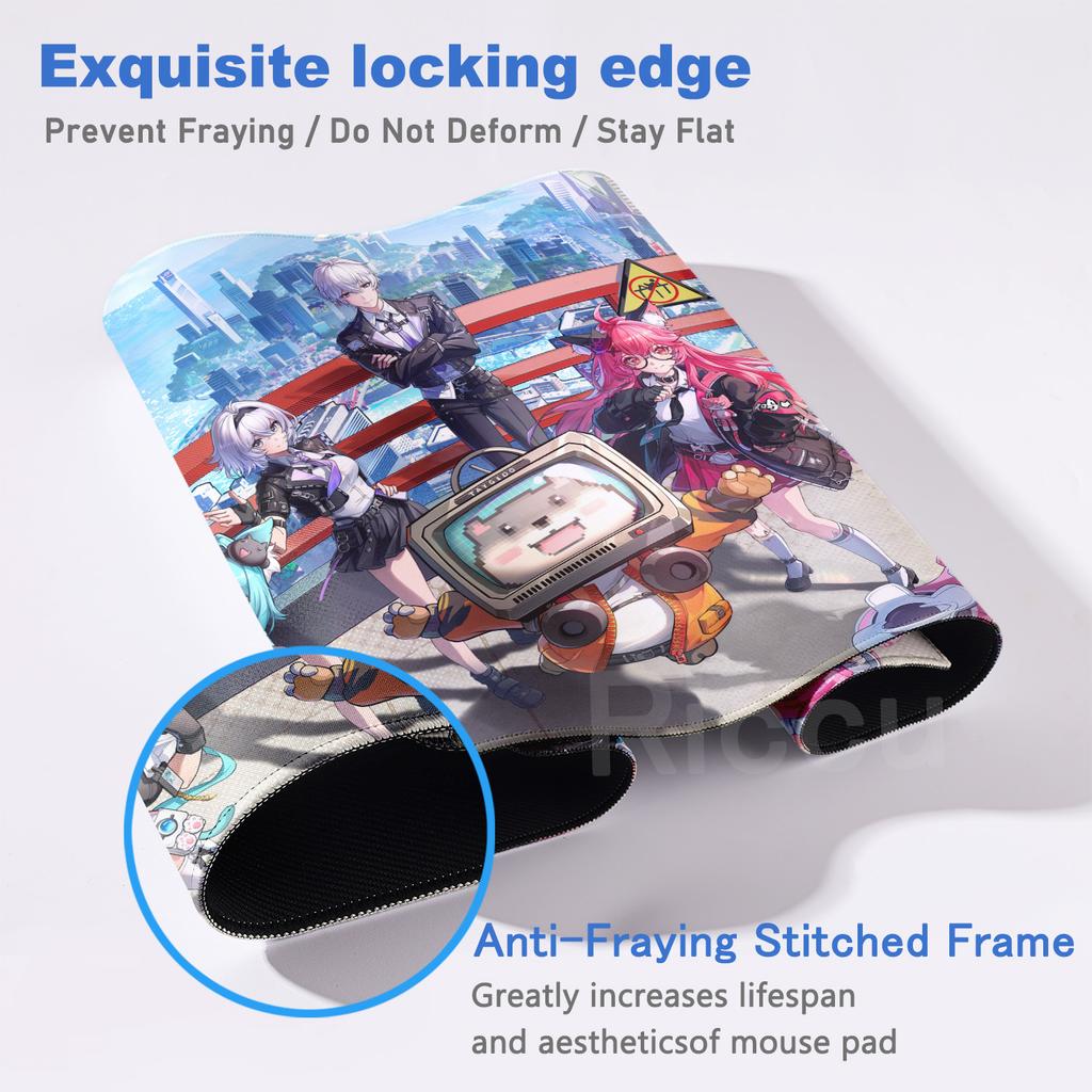 Mouse Pad Neverness To Everness NTE Cute Girl XXL Gaming Keyboard HD Printing Mousepad Office Computer Anime Gamer Desk Mat Rug