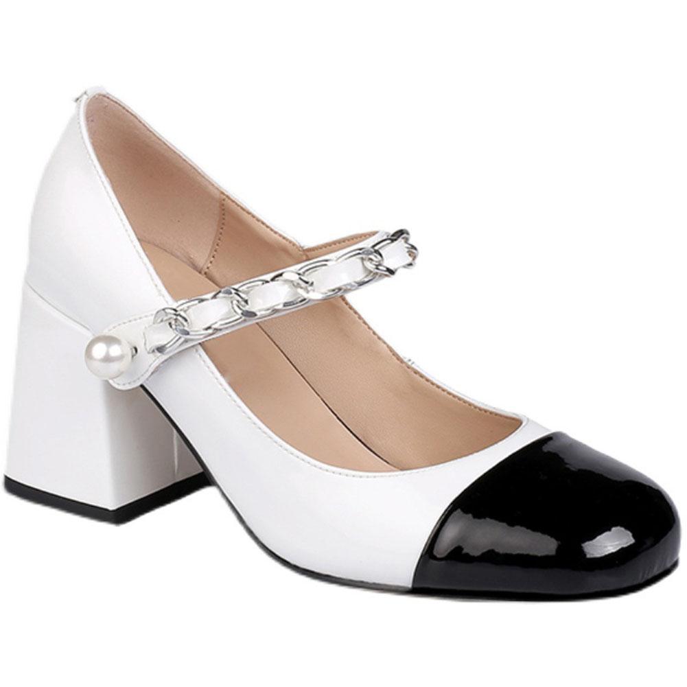 Pantofi Mary Jane noi pentru femei, pantofi cu toc, primăvară-vară, drăguți, pentru agrement, încălțăminte de nuntă la modă