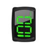 Auto Smart Speedometer Plug and Play MPH Reminder Meter Digital Head Up Display for Automobile Parts for Car Vehicle Accessories