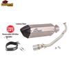 Slip On For YAMAHA Cygnus Gryphus 125cc Full System Motorcycle Exhaust Escape Moto Front Pipe Muffler With Reomvable DB Killer