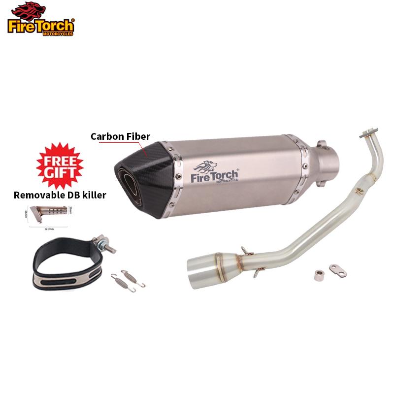 Slip On For YAMAHA Cygnus Gryphus 125cc Full System Motorcycle Exhaust Escape Moto Front Pipe Muffler With Reomvable DB Killer